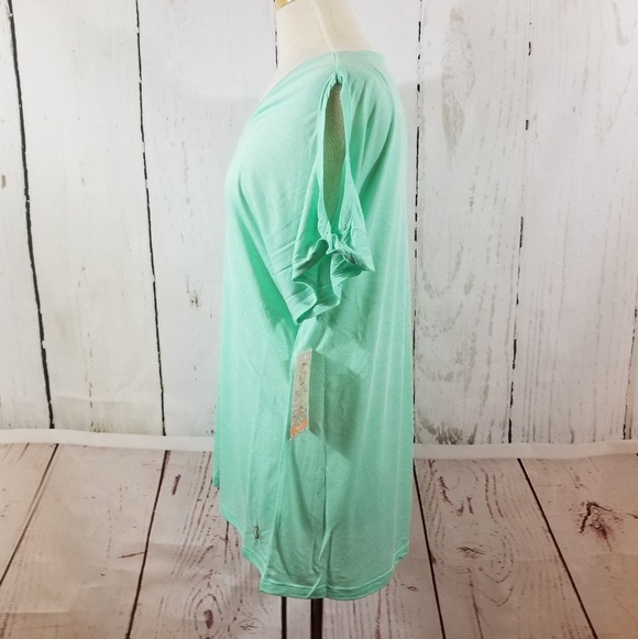 MARIKA Balance Collection Fleur Cold Shoulder Top - Picture 5 of 8